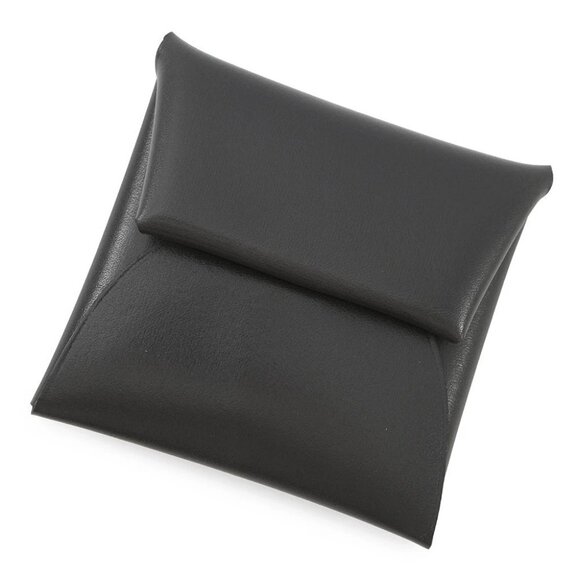 HERMES Bastia Box Calf Leather Graphite - Picture 1 of 7